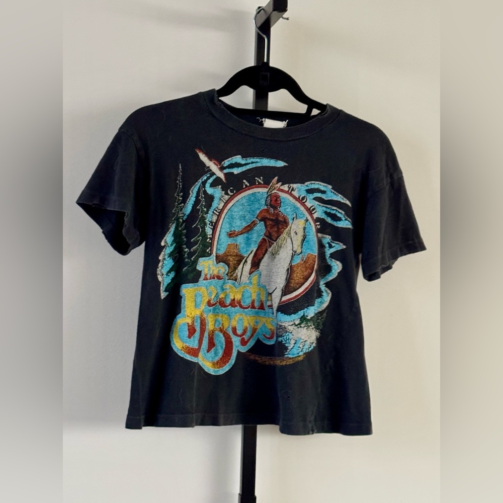 Madeworn Beach Boys Endless Summer Double Sided Cropped Baby Tee